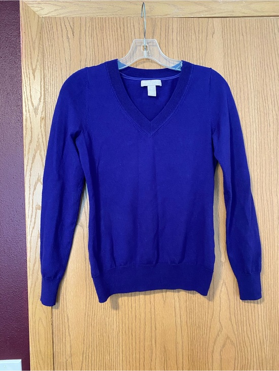 Banana Republic Sweaters - Banana Republic Women's V-Neck Sweater in Royal Blue